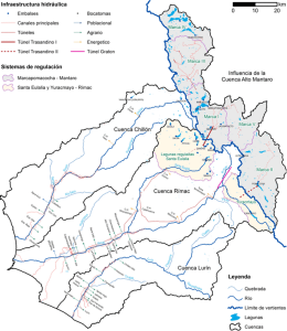 Mapa del humedal de Marcapomacocha