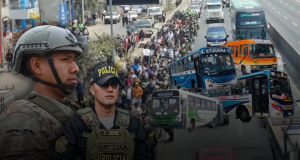Gobierno declaró estado de emergencia en 12 distritos debido al paro de transportistas PERÚ EXTORSIONADO.Transportistas exigen medidas ante ola de violencia. Foto: Composición DLOC/Kevin Quispe