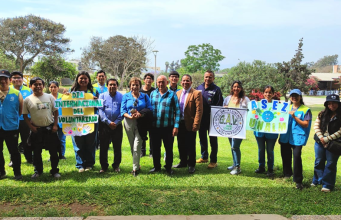 Universitarios transforman espacios verdes en el Día Internacional del Voluntariado