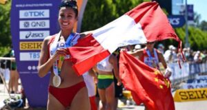 Kimberly García se consagra campeona del Mundial de marcha en Brasil