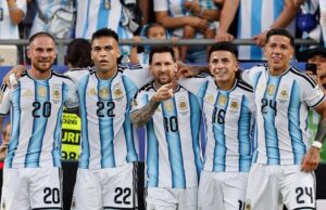 Messi desafía al tiempo y Argentina arranca con una goleada